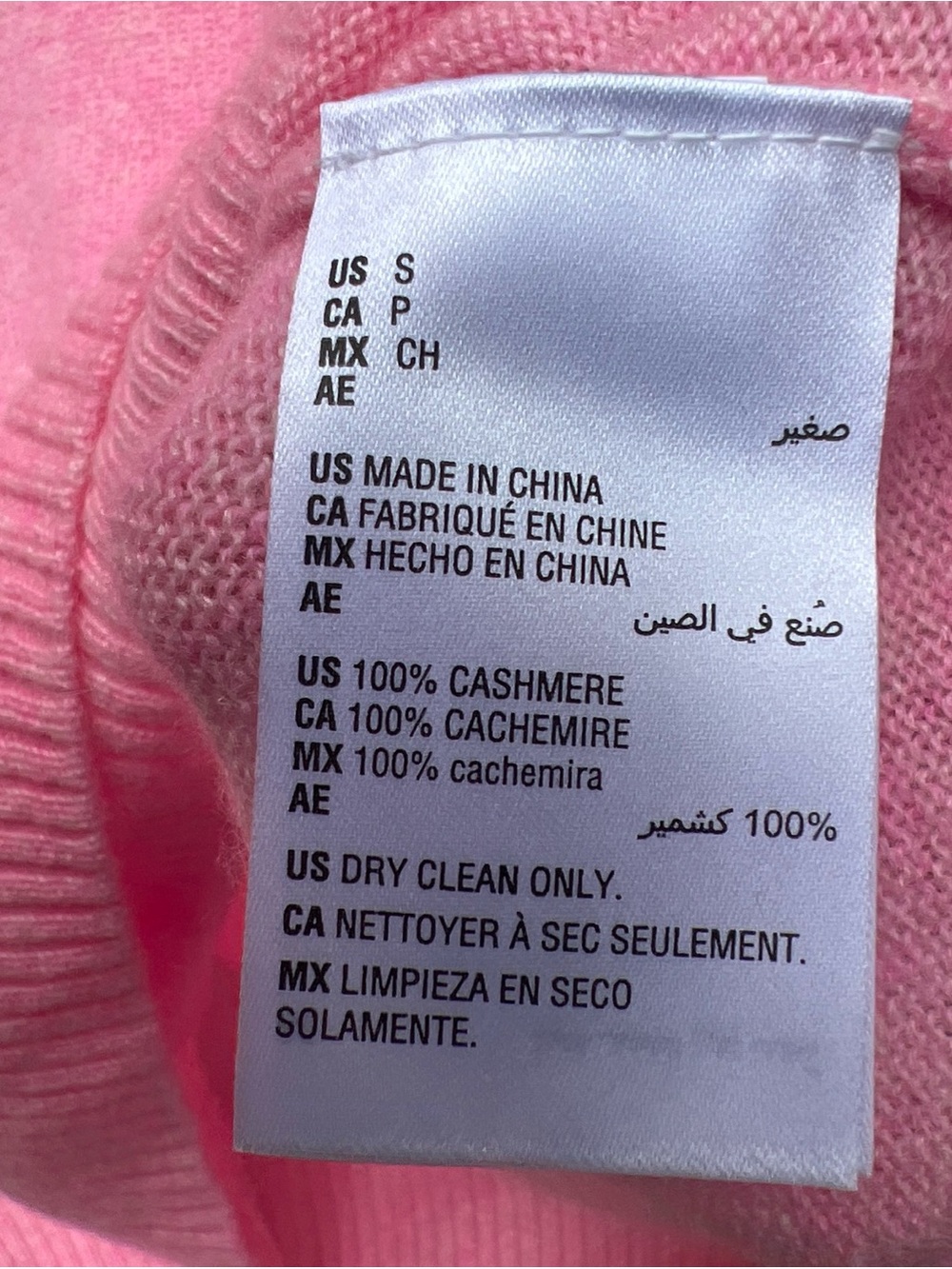Charter Club Women Bubblegum Heather Pink 100% Cashmere Quarter-Zip Sweater|Sz:S - Picture 14 of 16